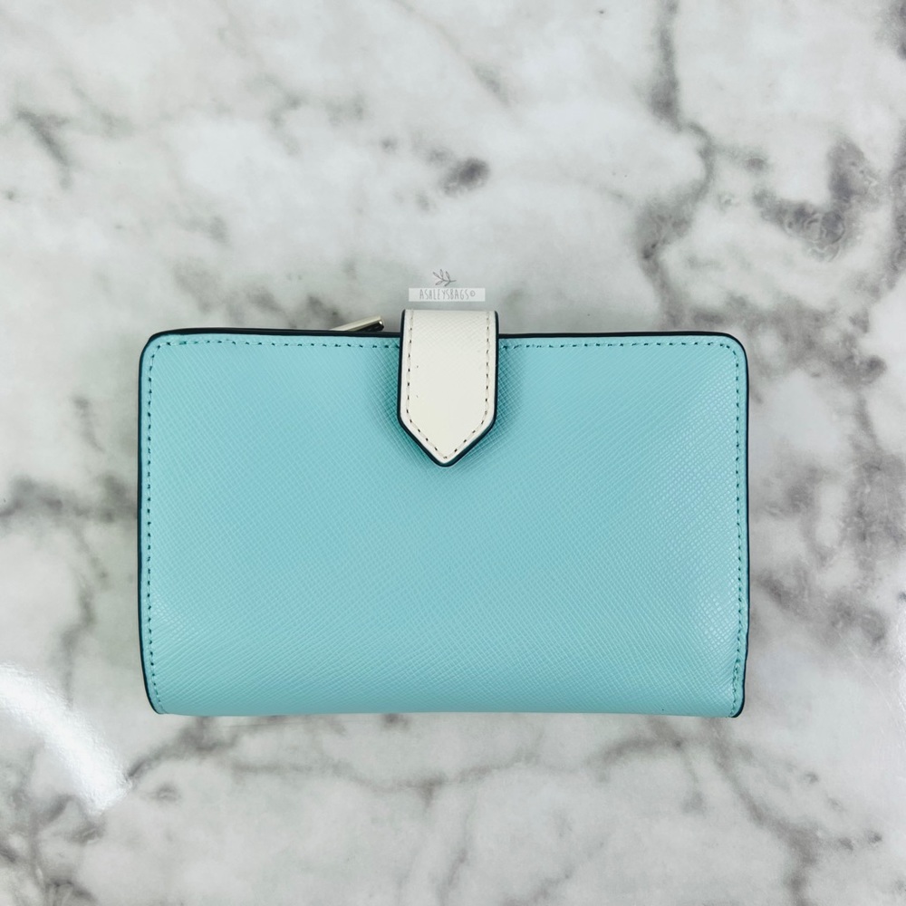 Kate Spade Staci Poolside Medium Compact Bifold Wallet - Picture 2 of 6